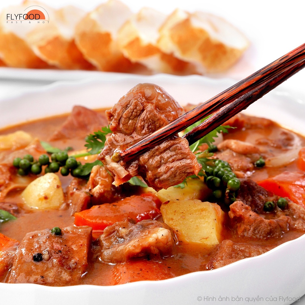 BÒ NẤU TIÊU XANH