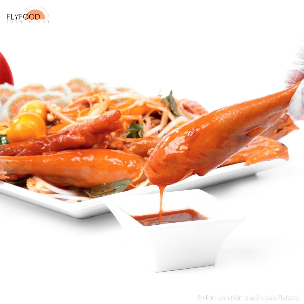 GÀ HẤP NƯỚC MẮM - TRỨNG NON - XÔI CUỘN 3 MÀU