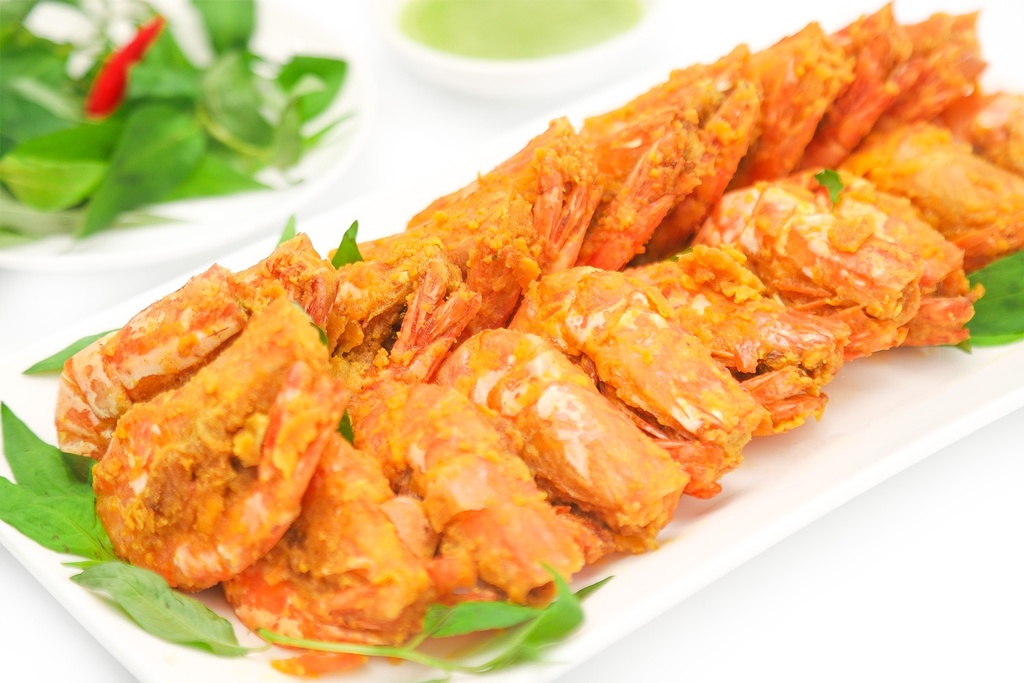 TÔM SÚ RANG TRỨNG MUỐI